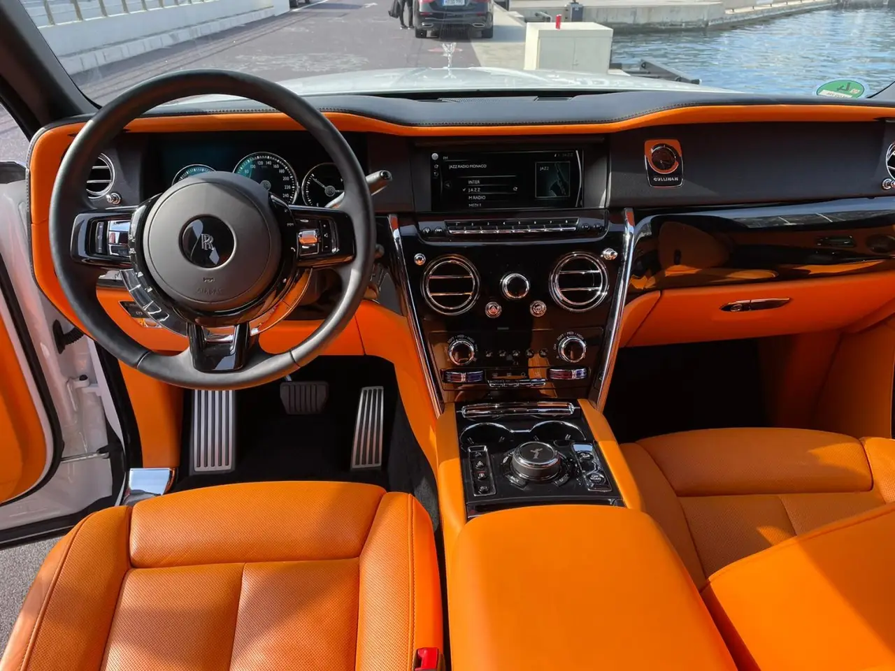 Rolls-Royce Cullinan 2022, rear view — Rome Luxury Cars, Rome. Rolls-Royce Cullinan in Rome The 2022 Rolls-Royce Cullinan is available for luxury hire…